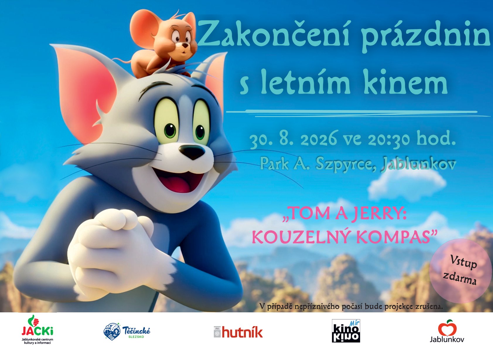 ZAKONČENÍ PRÁZDNIN S LETNÍM KINEM